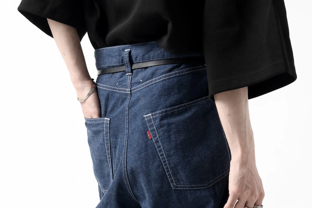 N/07 WIDE-TAPARED JEANS / 7.3oz CHAMBRAY DENIM (INDIGO ONE WASHED) - Image 53