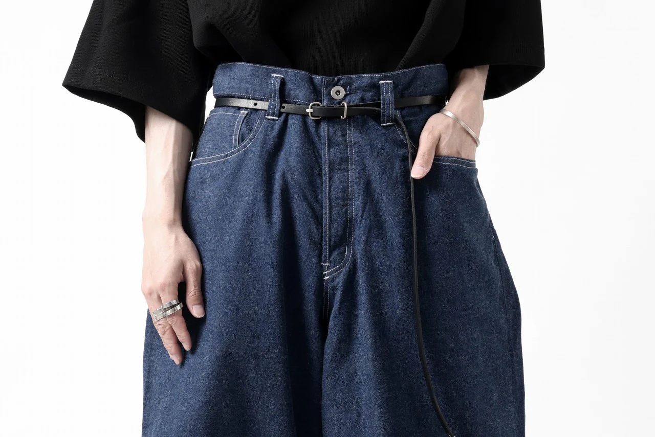 N/07 WIDE-TAPARED JEANS / 7.3oz CHAMBRAY DENIM (INDIGO ONE WASHED) - Image 54
