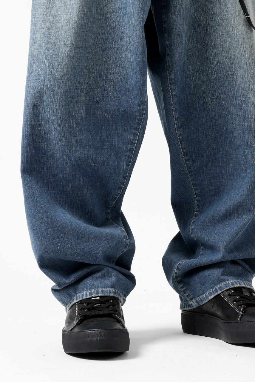 N/07 WIDE-TAPARED JEANS / 7.3oz CHAMBRAY DENIM (INDIGO USED) - Image 45