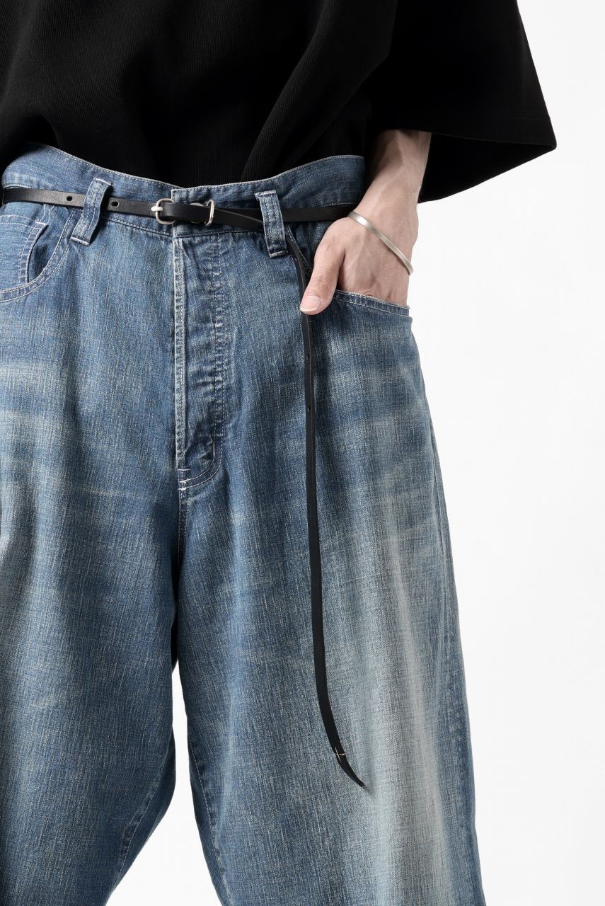 N/07 WIDE-TAPARED JEANS / 7.3oz CHAMBRAY DENIM (INDIGO USED) - Image 50