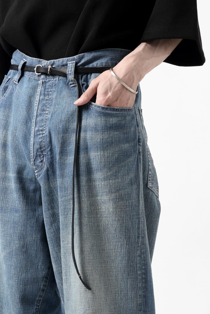 N/07 WIDE-TAPARED JEANS / 7.3oz CHAMBRAY DENIM (INDIGO USED) - Image 51