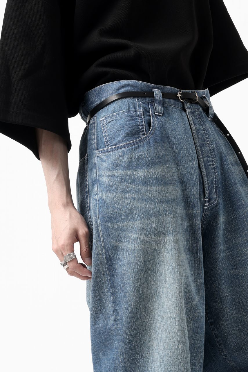 N/07 WIDE-TAPARED JEANS / 7.3oz CHAMBRAY DENIM (INDIGO USED) - Image 53