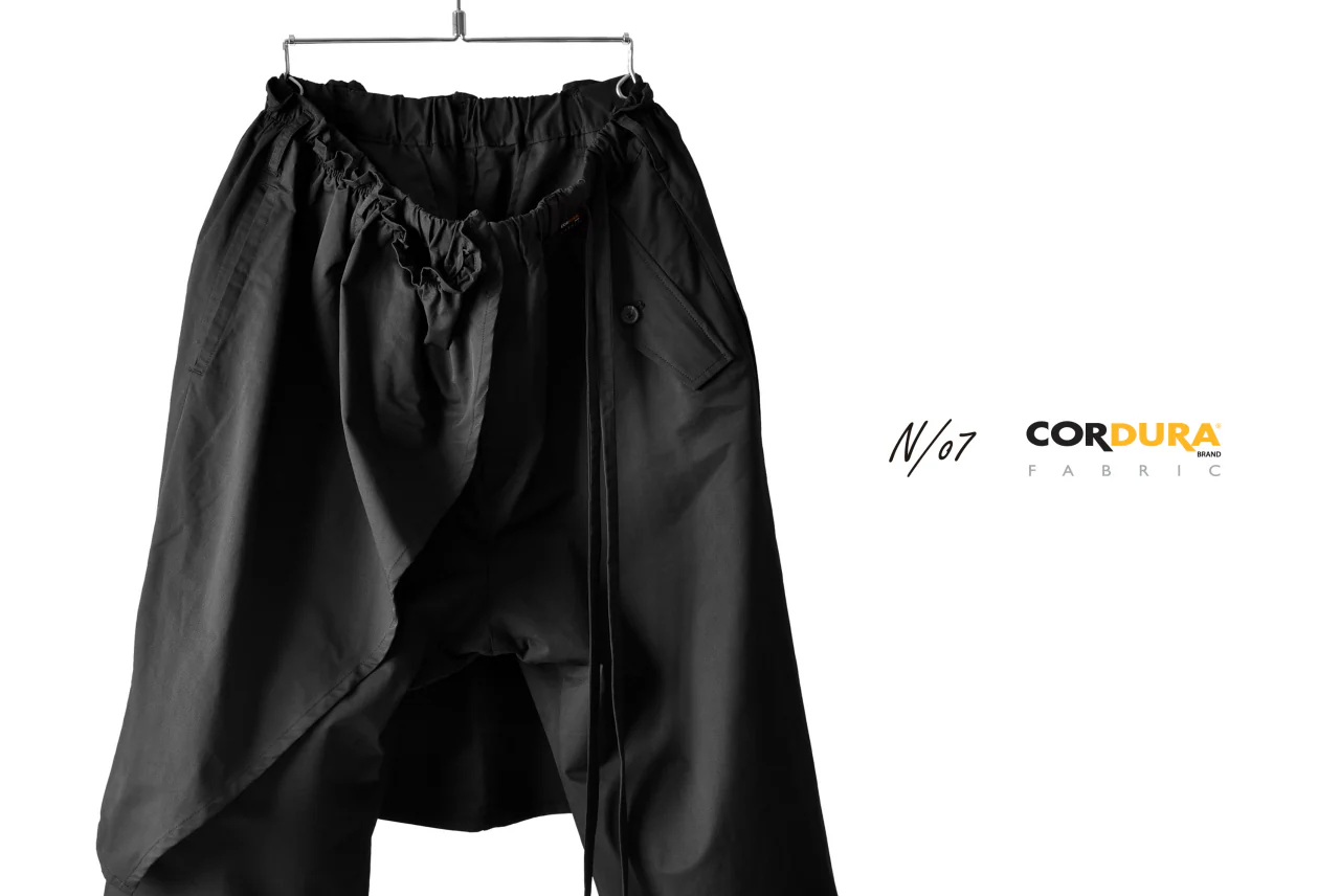 N/07 Wrap Field Trousers / CORDURA® Dobby (BLACK) - Image 30