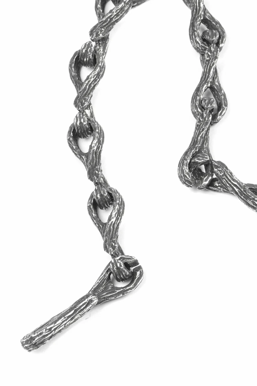Node by KUDO SHUJI BR-29 KOBOKU - STERLING SILVER MODULAR CHAIN BRACELET - Image 12