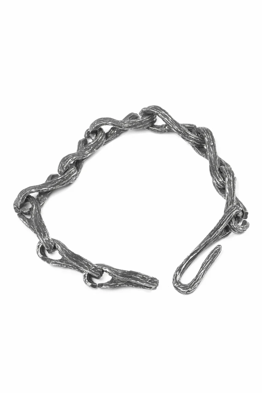 Node by KUDO SHUJI BR-29 KOBOKU - STERLING SILVER MODULAR CHAIN BRACELET - Image 5