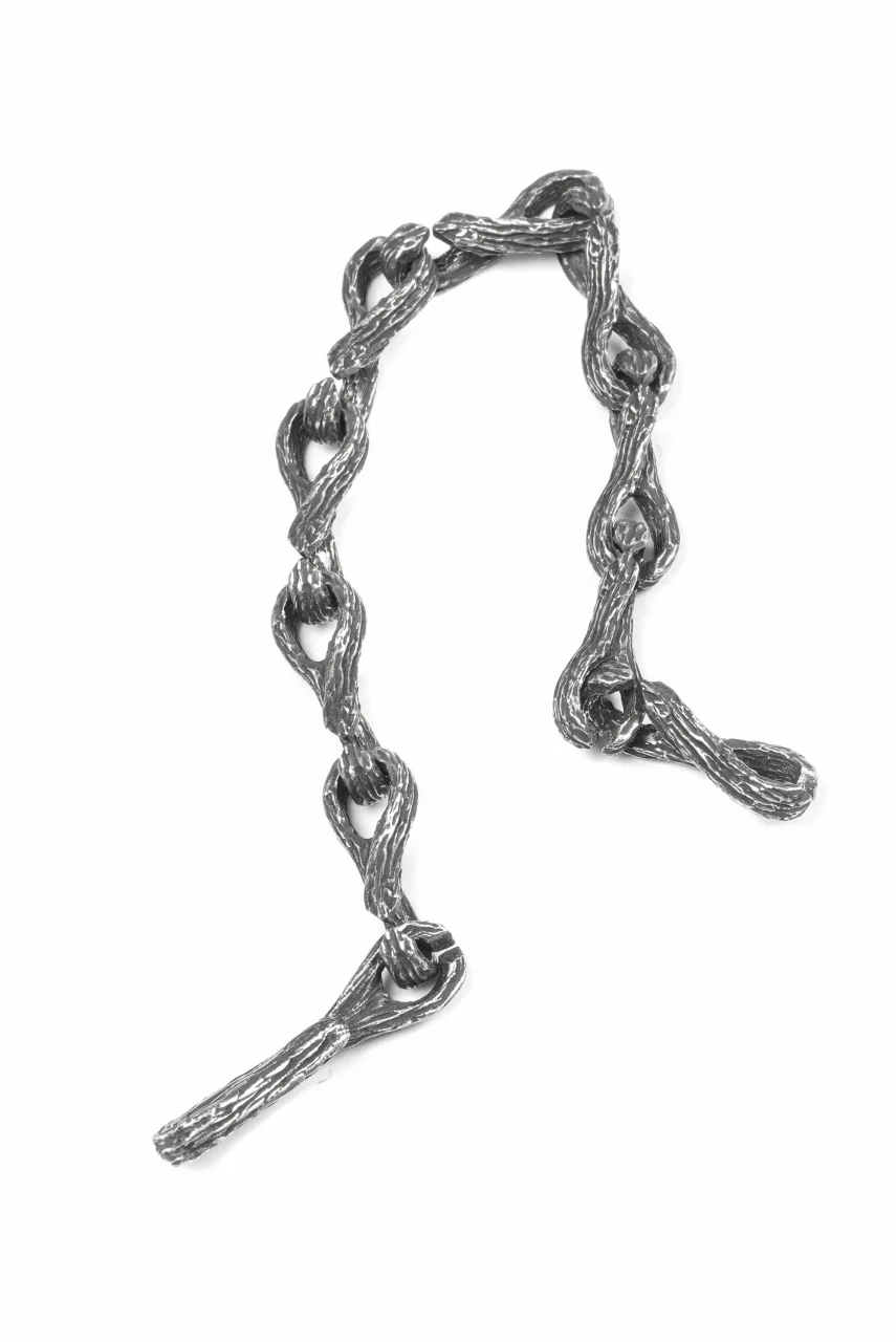 Node by KUDO SHUJI BR-29 KOBOKU - STERLING SILVER MODULAR CHAIN BRACELET - Image 6