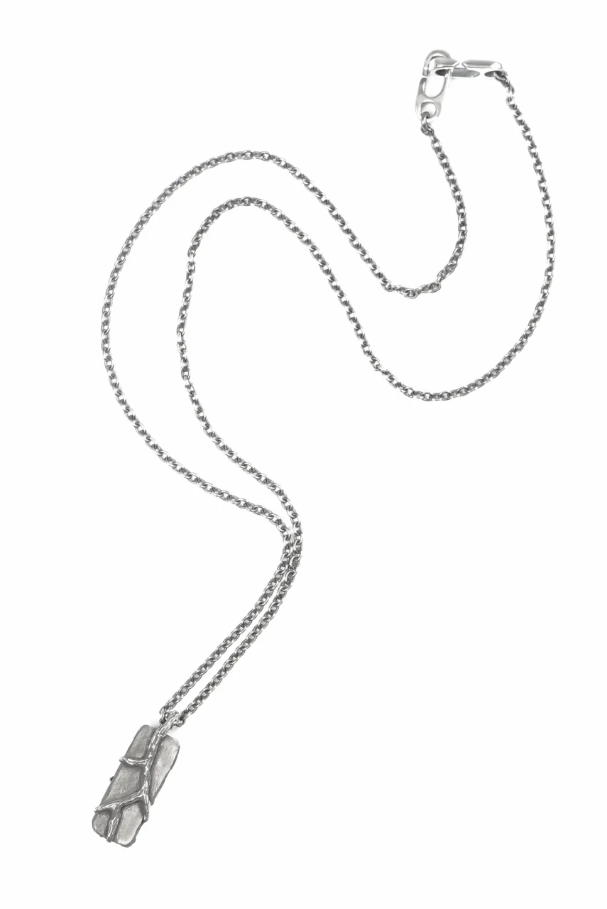 Node by KUDO SHUJI P-69 EIKO SMALL - STERLING SILVER NECKLACE WITH ORIGINAL CLASP (50cm) - Image 5