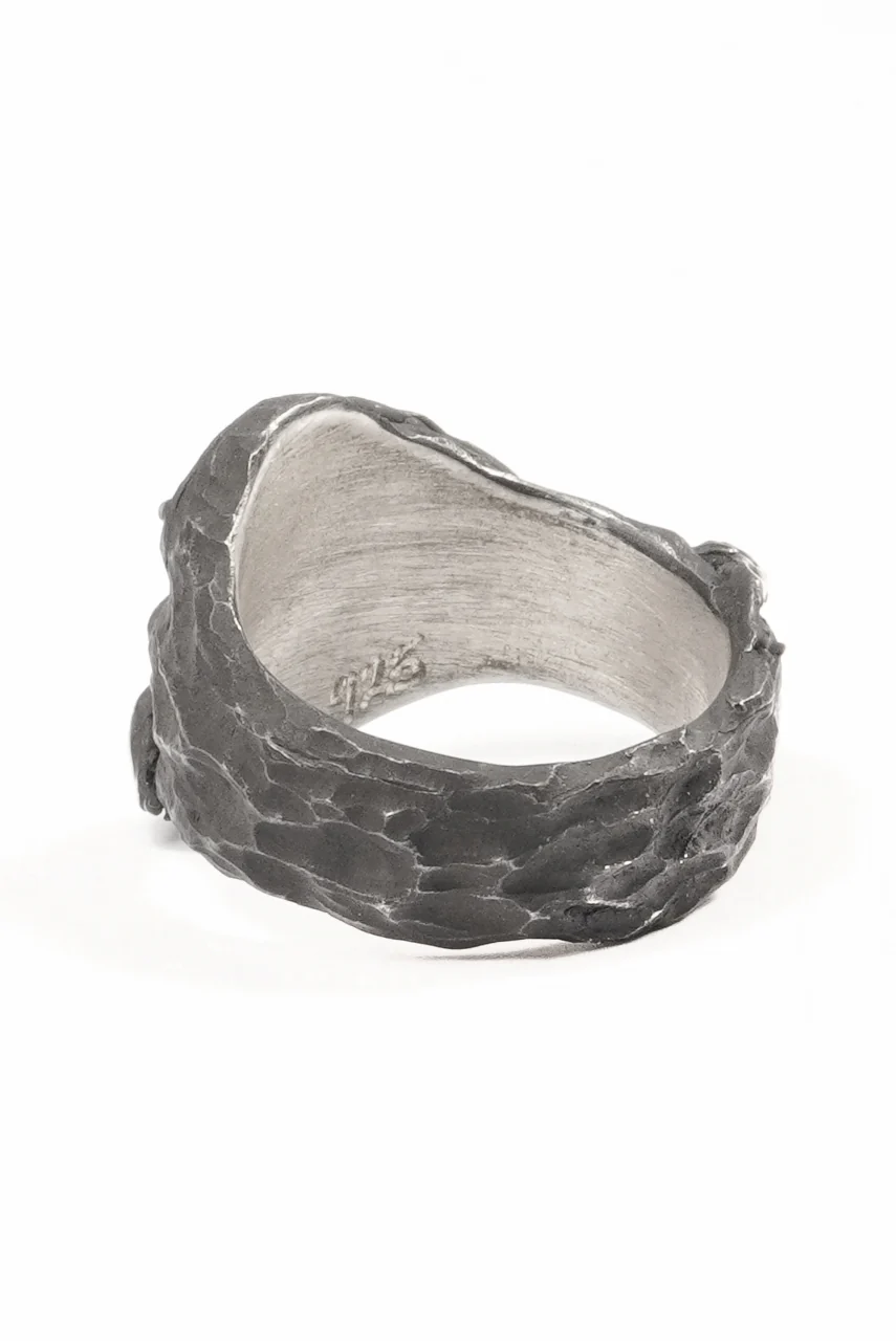Node by KUDO SHUJI R-109 EIKO OVAL - STERLING SILVER RING - Image 5