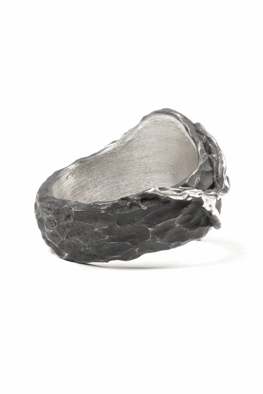 Node by KUDO SHUJI R-109 EIKO OVAL - STERLING SILVER RING - Image 6