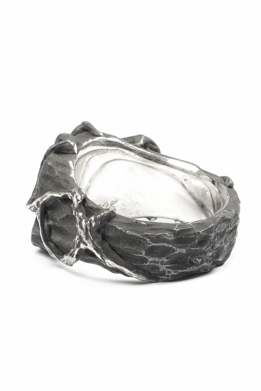 Node by KUDO SHUJI R-111 EIKO SQUARE - STERLING SILVER RING - Image 5