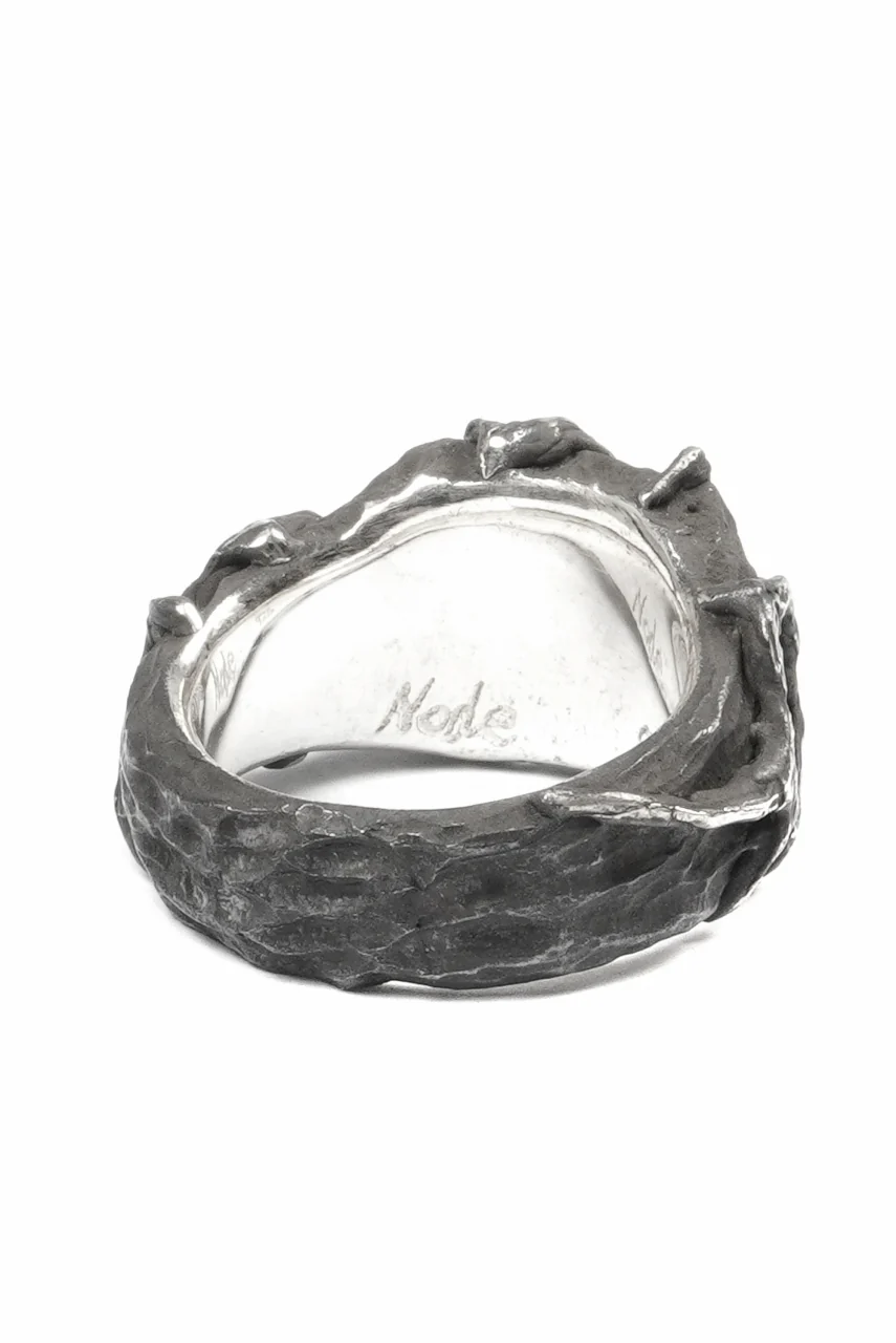 Node by KUDO SHUJI R-111 EIKO SQUARE - STERLING SILVER RING - Image 6