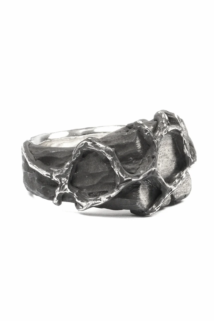Node by KUDO SHUJI R-111 EIKO SQUARE - STERLING SILVER RING - Image 7