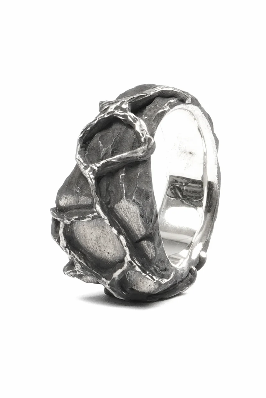 Node by KUDO SHUJI R-111 EIKO SQUARE - STERLING SILVER RING - Image 8