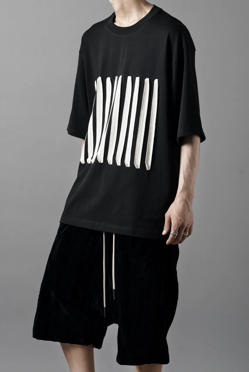 OBLADI BARCODE T SHIRT IN BLACK (BLACK) - Image 4