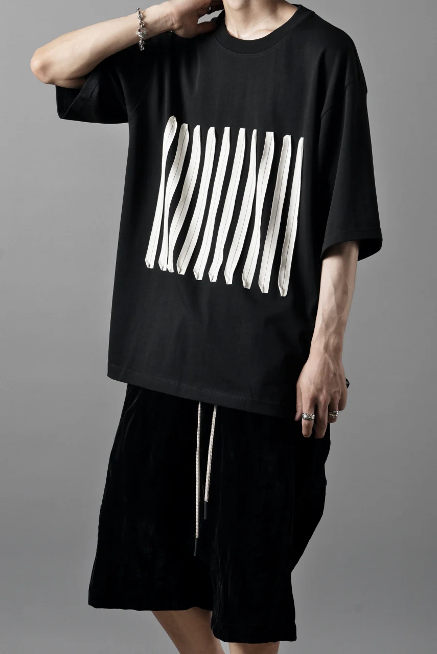 OBLADI BARCODE T SHIRT IN BLACK (BLACK) - Image 6