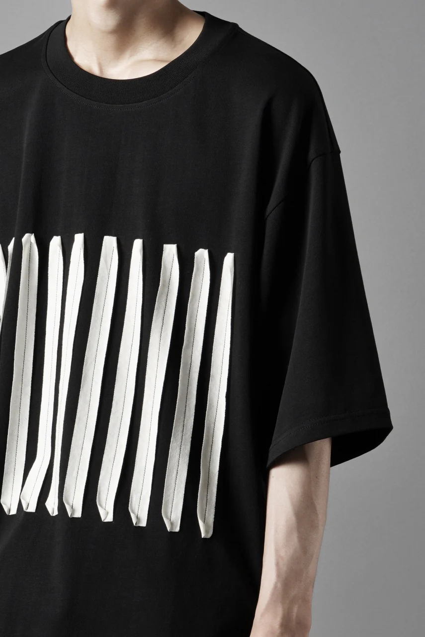 OBLADI BARCODE T SHIRT IN BLACK (BLACK) - Image 7