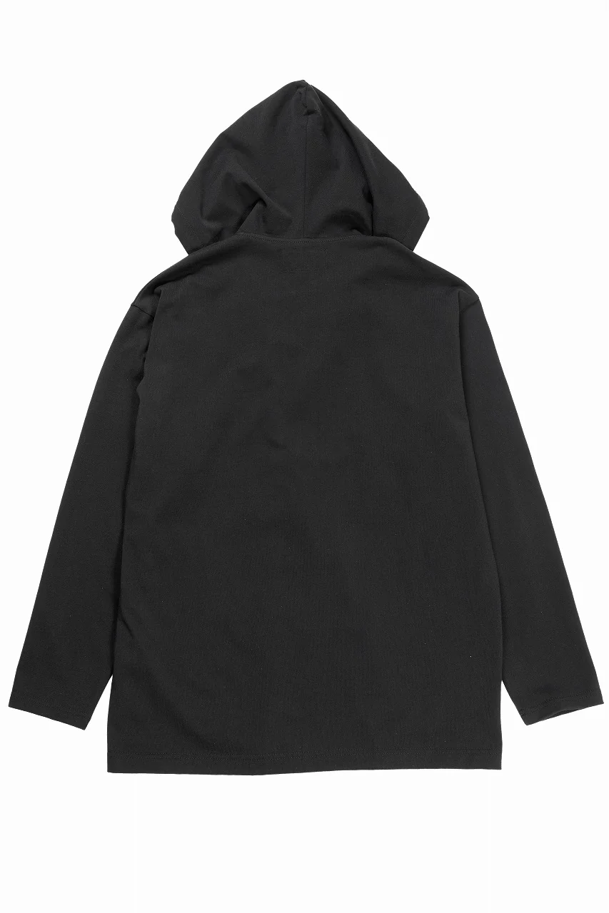 OBLADI DOUBLE ZIPPERS WITH HOOD CARDIGAN (BLACK) - Image 5