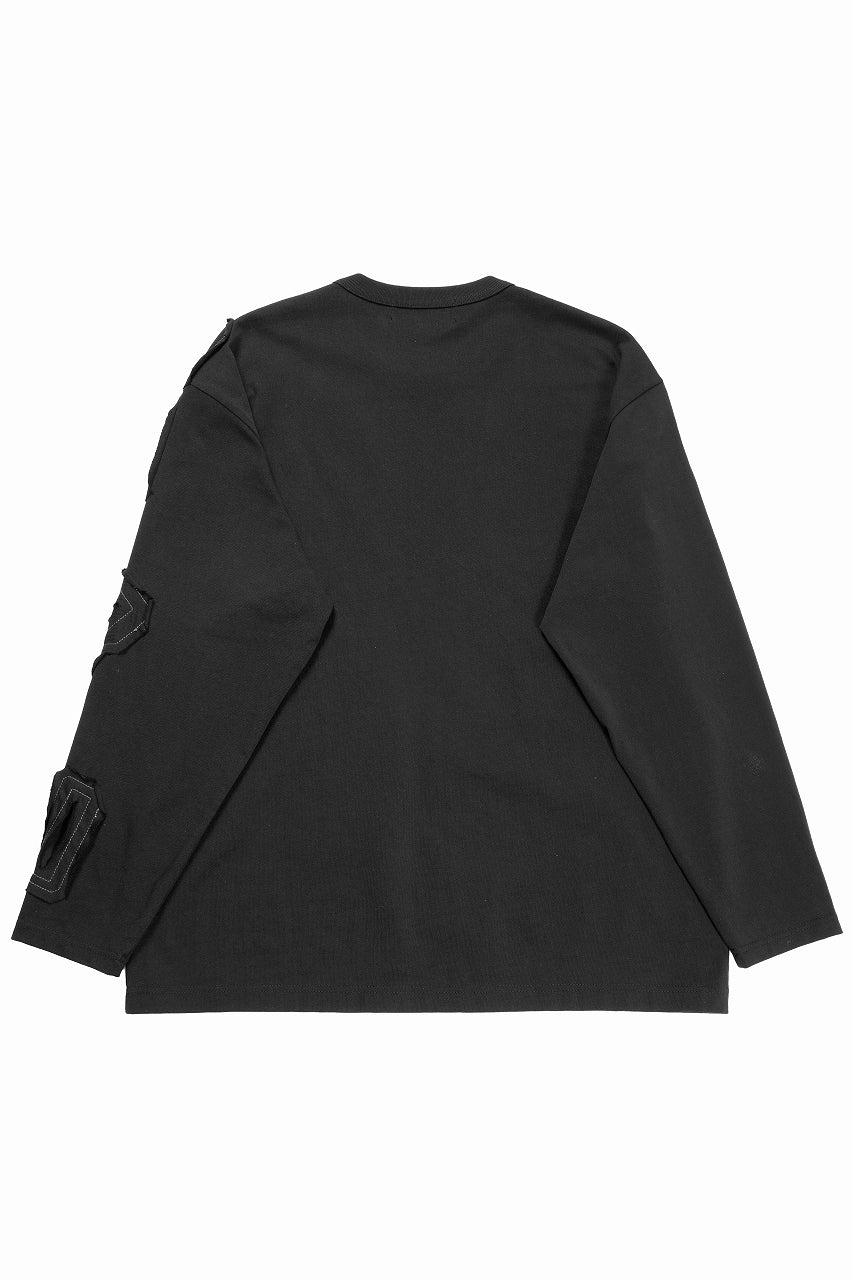 OBLADI NUMBERS LONG SLEEVES T-SHIRT (BLACK) - Image 5