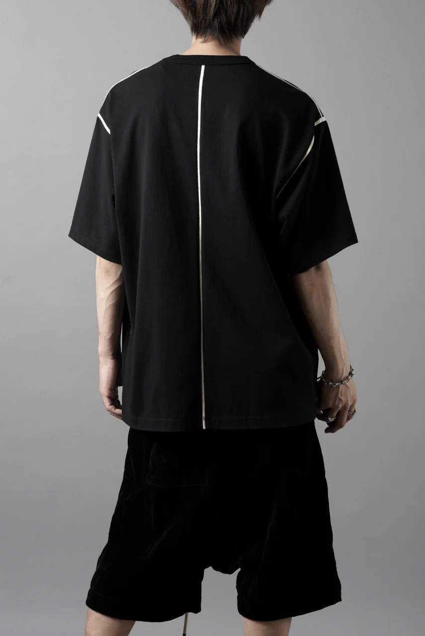 OBLADI REVERSIBLE SHORT SLEEVE T SHIRT (BLACK) - Image 3