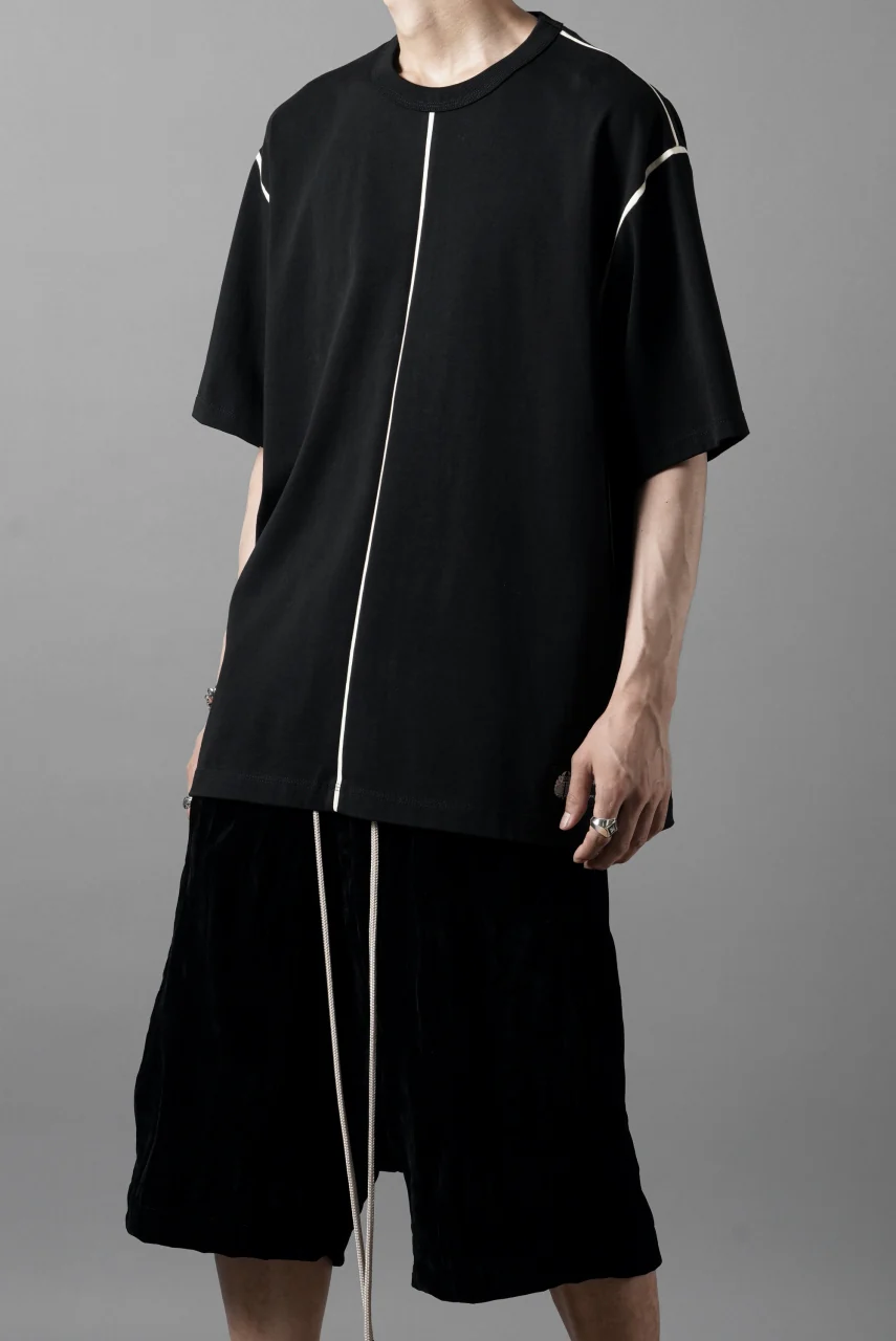 OBLADI REVERSIBLE SHORT SLEEVE T SHIRT (BLACK) - Image 4