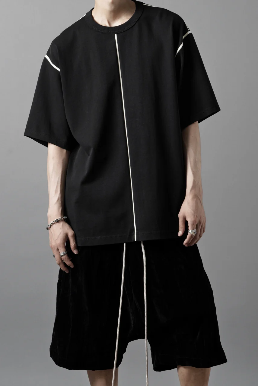 OBLADI REVERSIBLE SHORT SLEEVE T SHIRT (BLACK) - Image 5