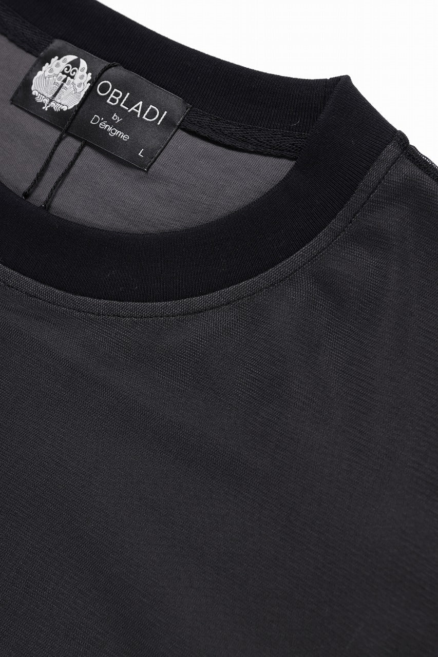 OBLADI TWO LAYER IN OVER SIZE T SHIRT (GRAY) - Image 7