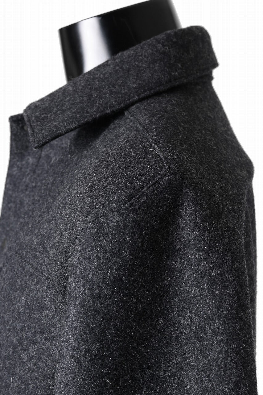 OPPOSE DUALITY 6 POCKET PANEL WORK JACKET / MELTON WOOL (BLACK) - Image 13