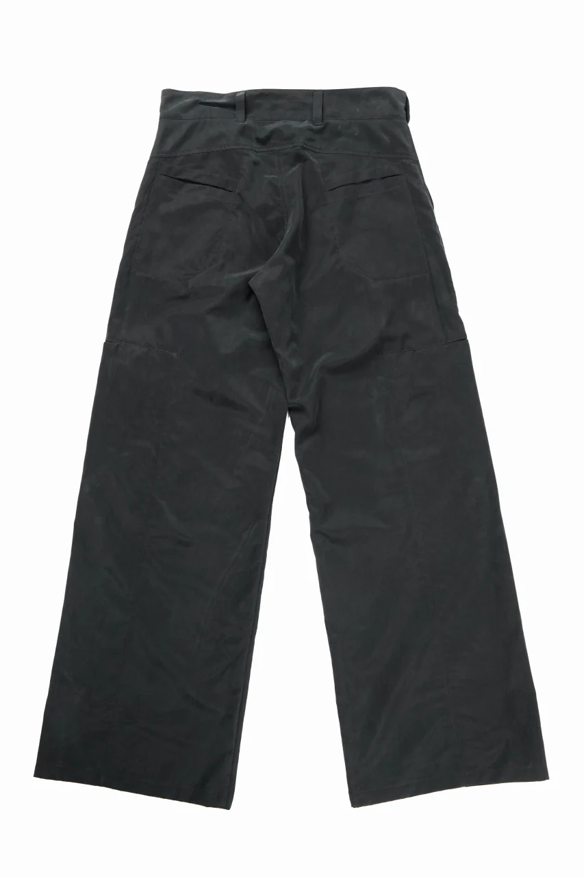 OPPOSE DUALITY 8POCKET PANEL CXC WIDE TROUSERS (BLACK) - Image 3