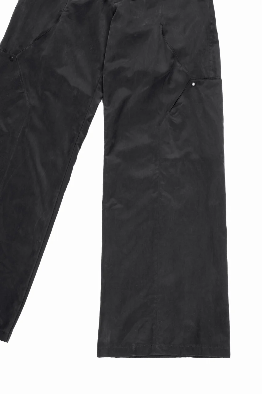 OPPOSE DUALITY 8POCKET PANEL CXC WIDE TROUSERS (BLACK) - Image 4