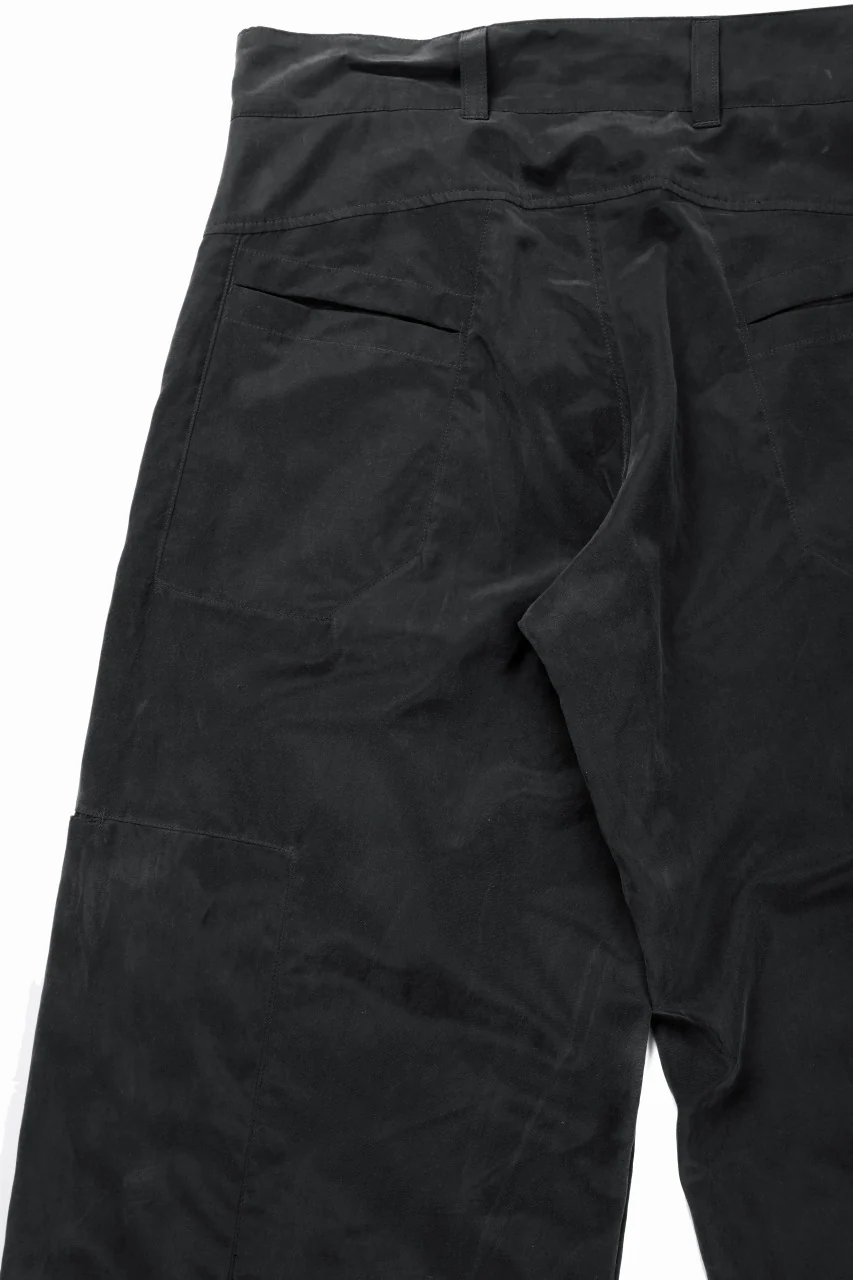 OPPOSE DUALITY 8POCKET PANEL CXC WIDE TROUSERS (BLACK) - Image 7