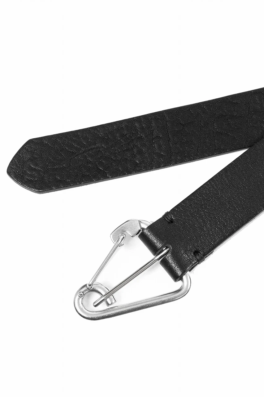 OPPOSE DUALITY CARABINER BELT / COW HIDE LEATHER (BLACK) - Image 14