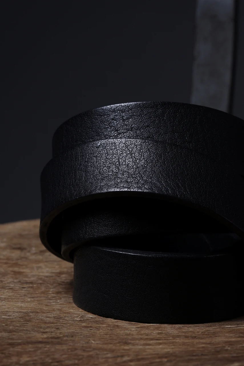 OPPOSE DUALITY CARABINER BELT / COW HIDE LEATHER (BLACK) - Image 26