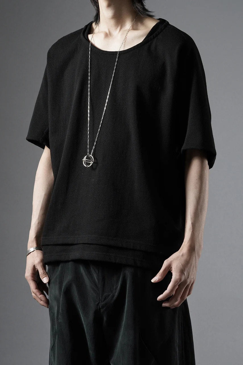 OPPOSE DUALITY DOUBLE HALF SLEEVE T-SHIRT (BLACK) - Image 5