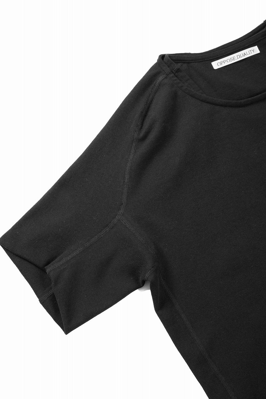 OPPOSE DUALITY DOUBLE HALF SLEEVE T-SHIRT (BLACK) - Image 6