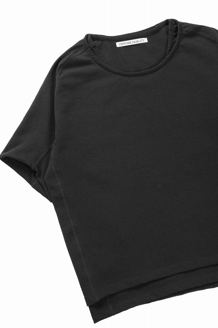 OPPOSE DUALITY DOUBLE HALF SLEEVE T-SHIRT (BLACK) - Image 8