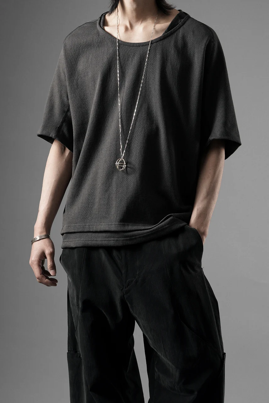 OPPOSE DUALITY DOUBLE HALF SLEEVE T-SHIRT (GRAY) - Image 4