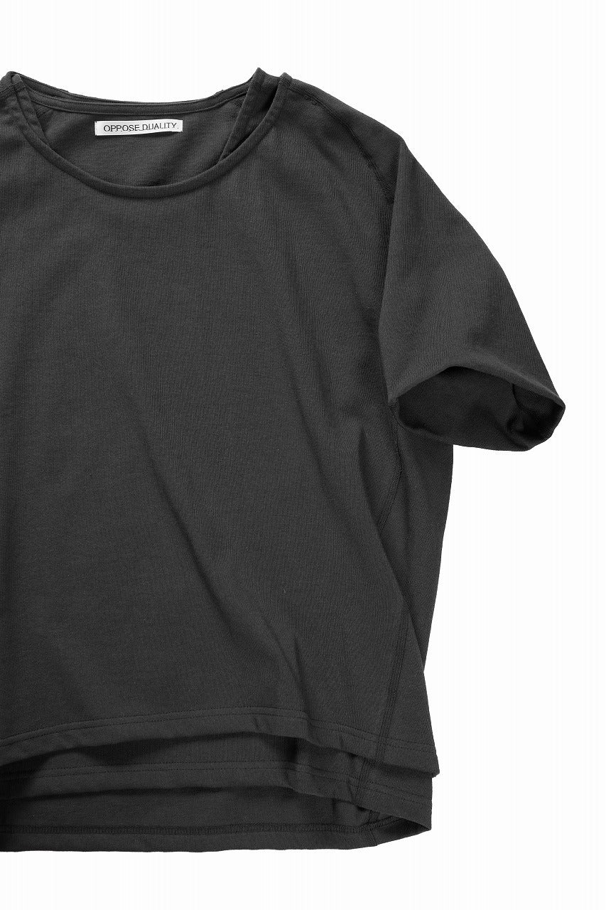 OPPOSE DUALITY DOUBLE HALF SLEEVE T-SHIRT (GRAY) - Image 7