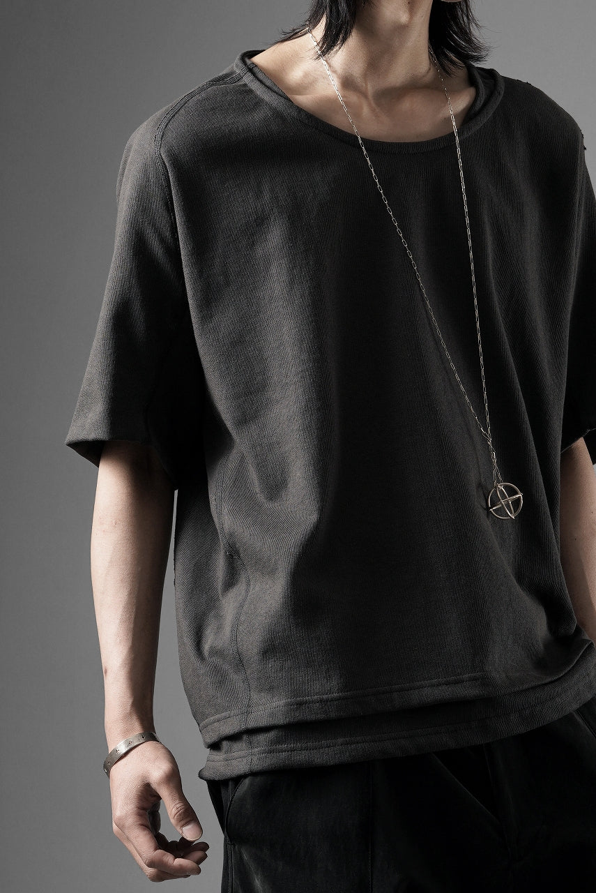 OPPOSE DUALITY DOUBLE HALF SLEEVE T-SHIRT (GRAY) - Image 9
