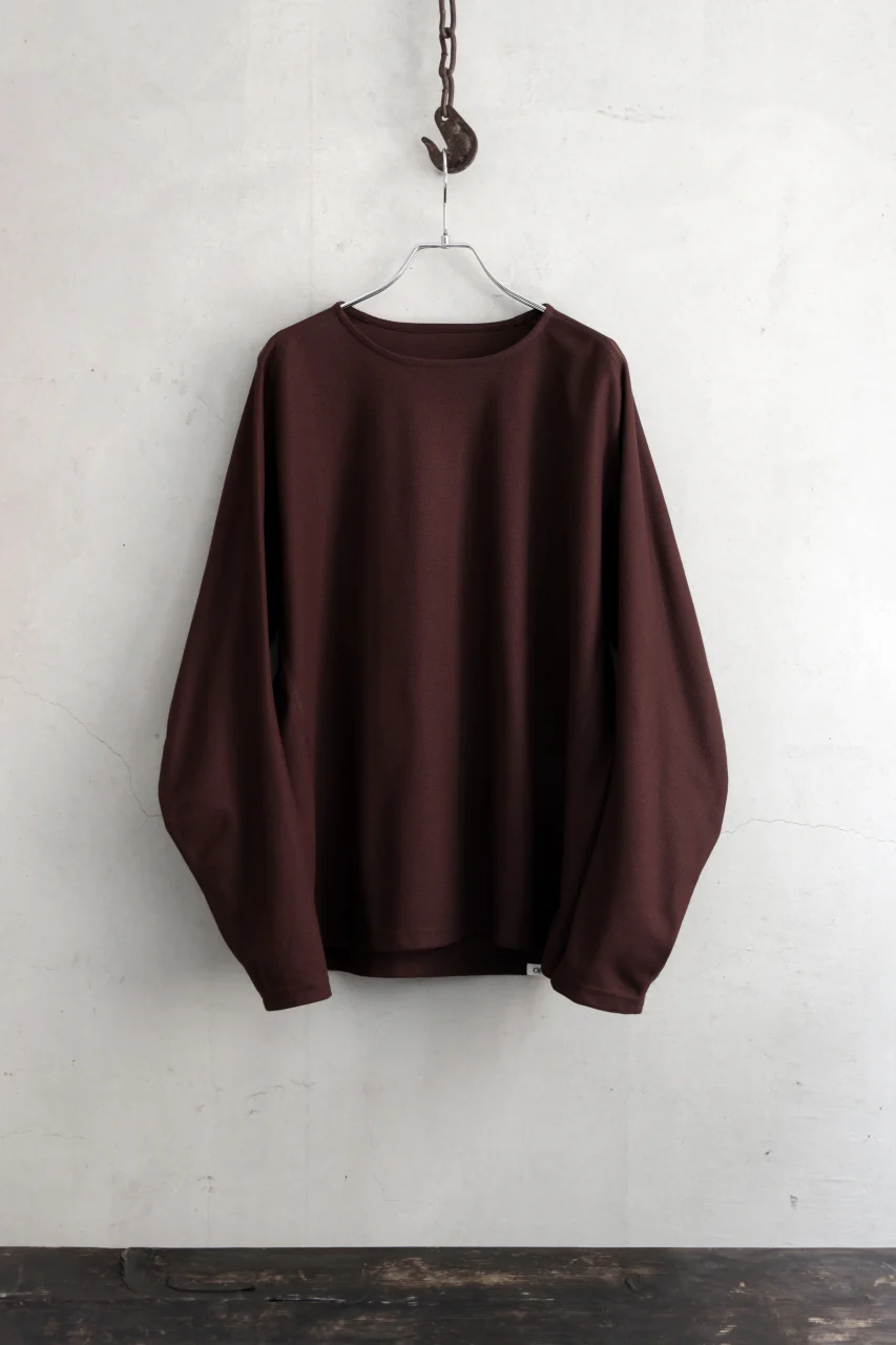 OPPOSE DUALITY ERGONOMIC LS T-SHIRTS / COOLMAX DRY JERSEY (BURGUNDY) - Image 11