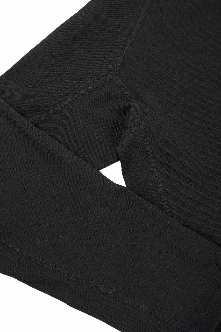 OPPOSE DUALITY ERGONOMIC LS T-SHIRTS / DRY COTTON JERSEY (BLACK) - Image 7