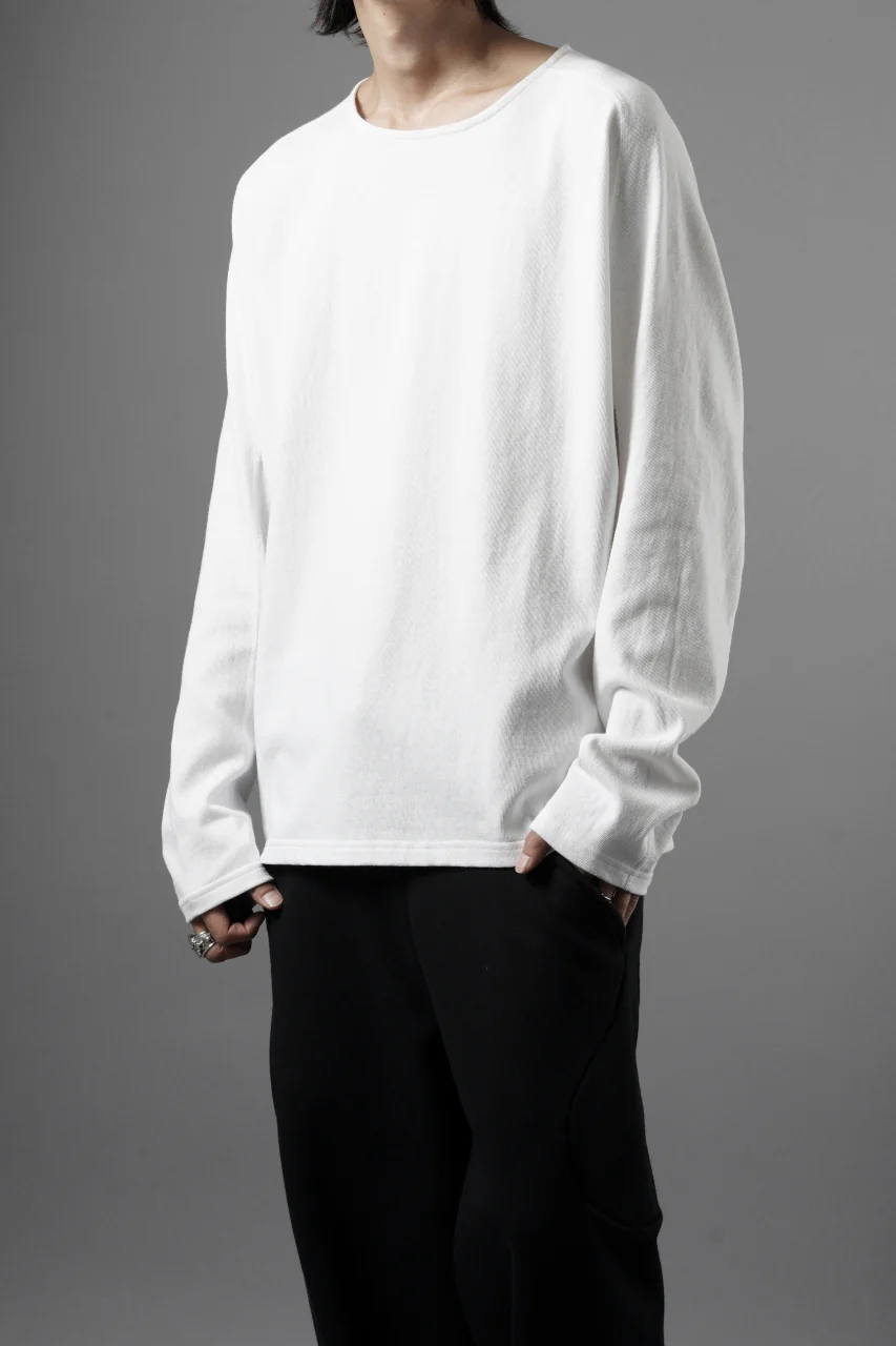 OPPOSE DUALITY ERGONOMIC LS T-SHIRTS / DRY COTTON JERSEY (WHITE) - Image 19