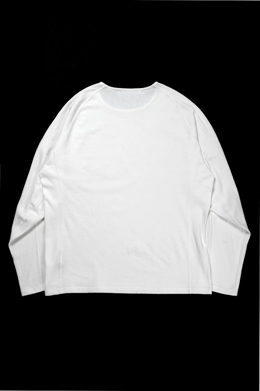 OPPOSE DUALITY ERGONOMIC LS T-SHIRTS / DRY COTTON JERSEY (WHITE) - Image 3