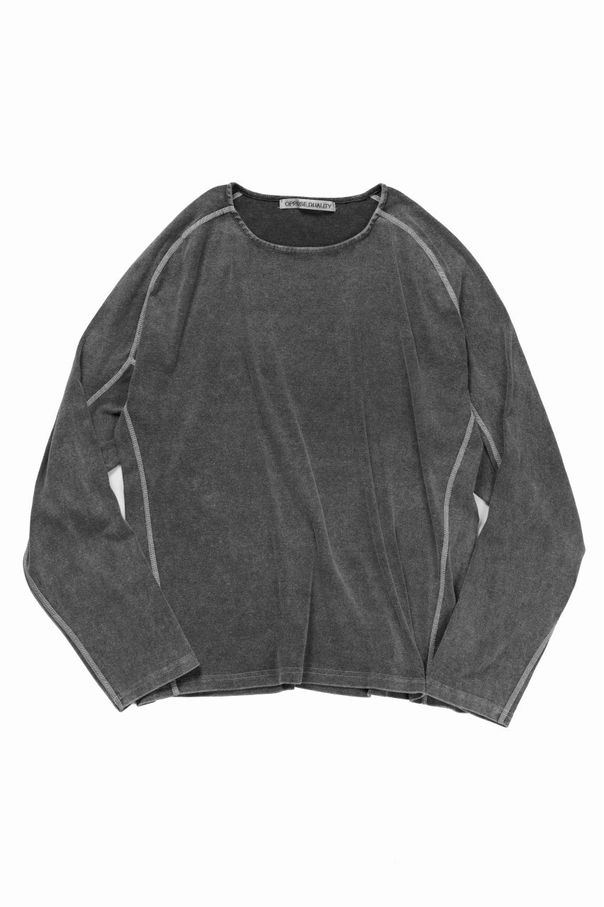 OPPOSE DUALITY ERGONOMIC LS T-SHIRTS / DYED cordura MIXED COTTON (GRAY)