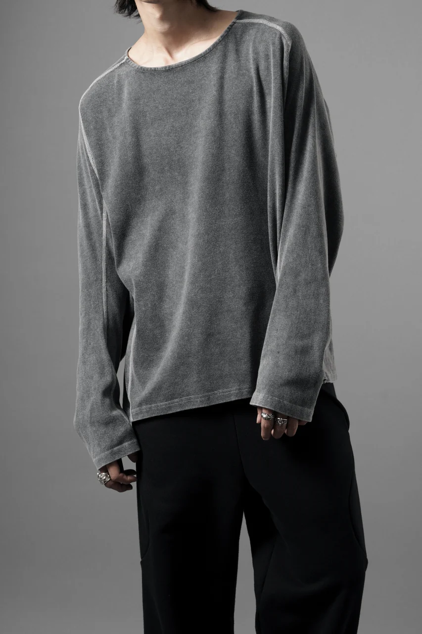 OPPOSE DUALITY ERGONOMIC LS T-SHIRTS / DYED cordura MIXED COTTON (GRAY) - Image 12