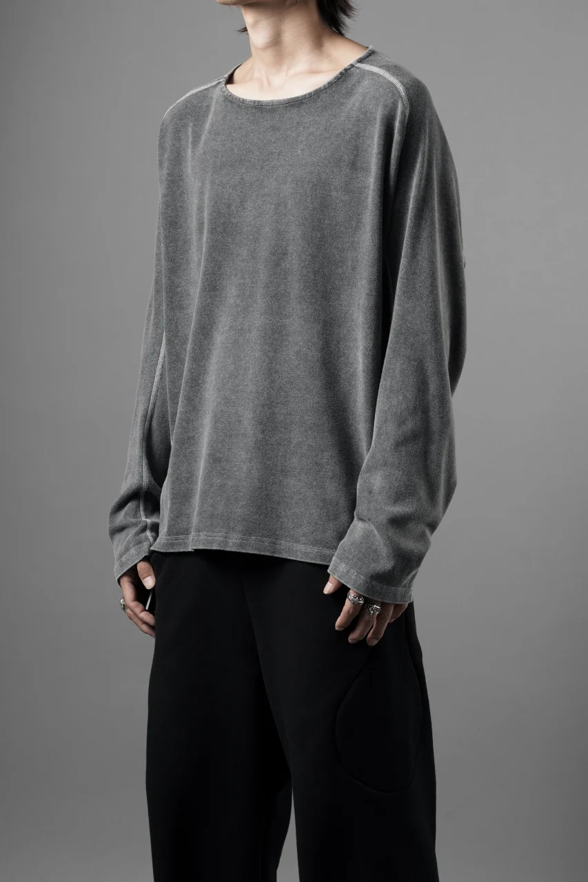 OPPOSE DUALITY ERGONOMIC LS T-SHIRTS / DYED cordura MIXED COTTON (GRAY) - Image 14