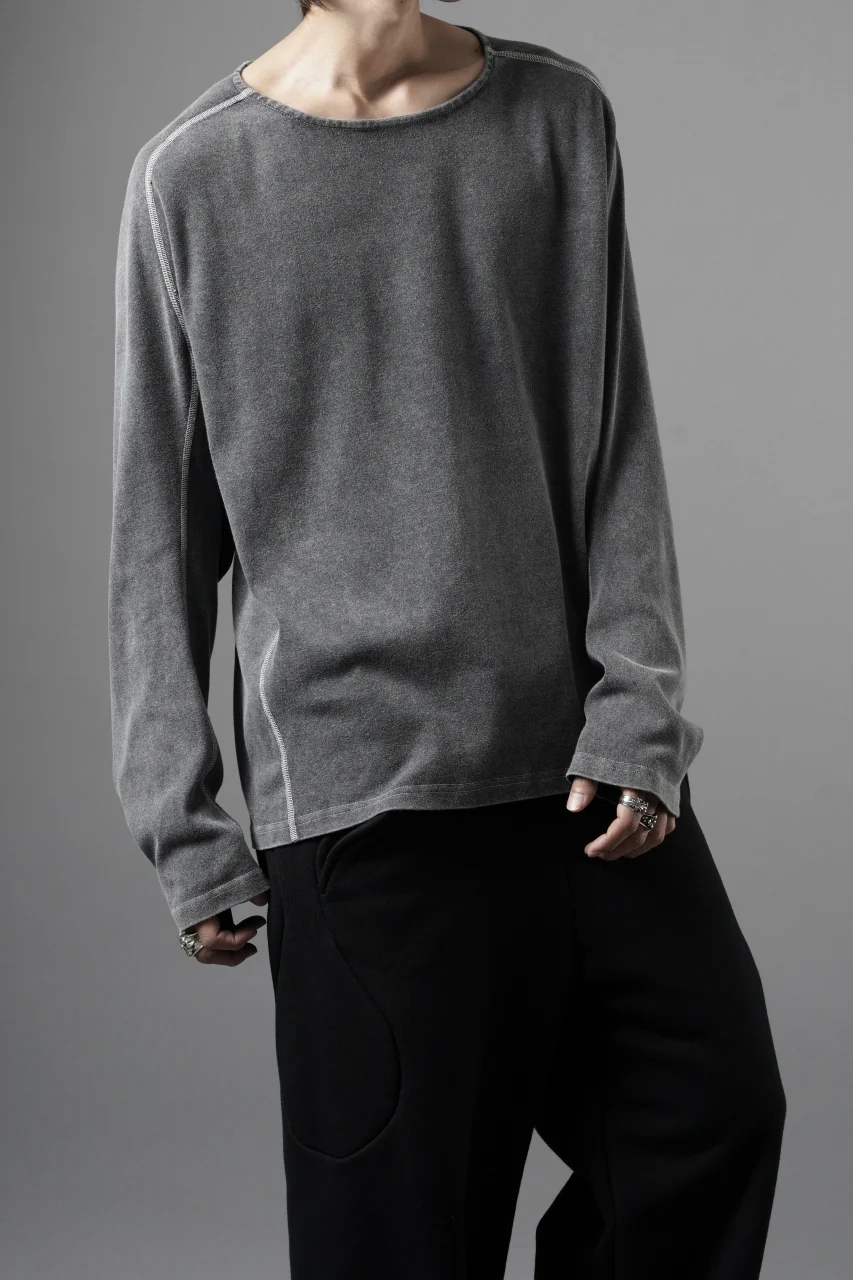 OPPOSE DUALITY ERGONOMIC LS T-SHIRTS / DYED cordura MIXED COTTON (GRAY) - Image 15