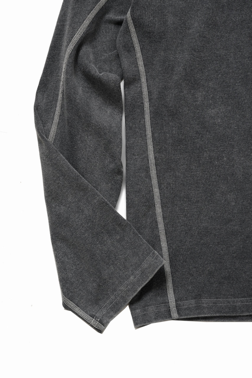 OPPOSE DUALITY ERGONOMIC LS T-SHIRTS / DYED cordura MIXED COTTON (GRAY) - Image 4