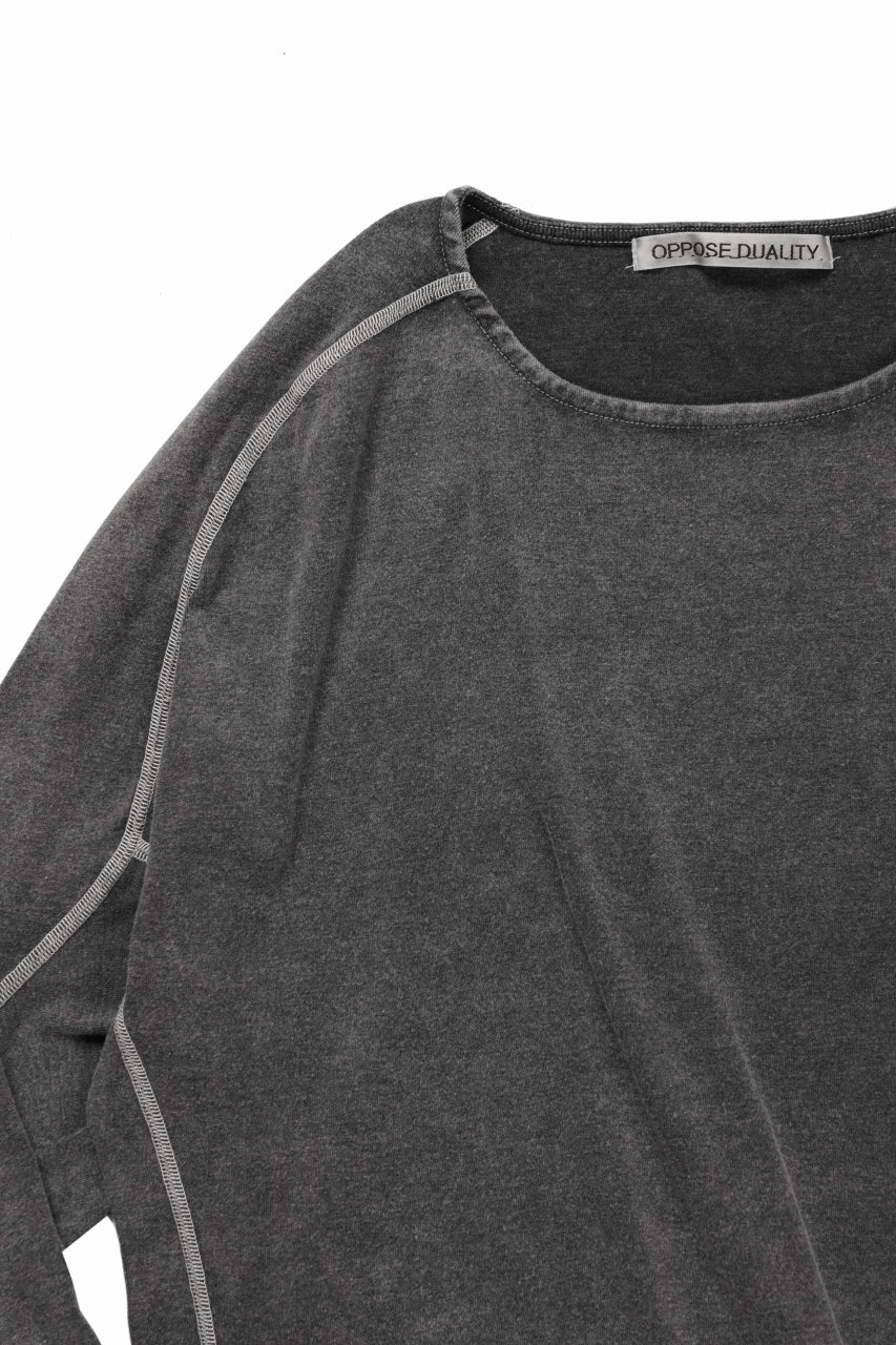 OPPOSE DUALITY ERGONOMIC LS T-SHIRTS / DYED cordura MIXED COTTON (GRAY) - Image 5
