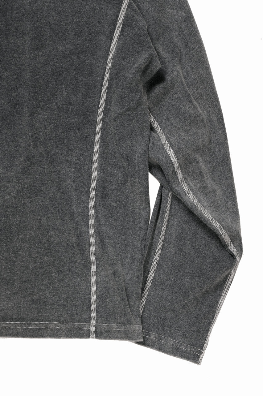 OPPOSE DUALITY ERGONOMIC LS T-SHIRTS / DYED cordura MIXED COTTON (GRAY) - Image 8