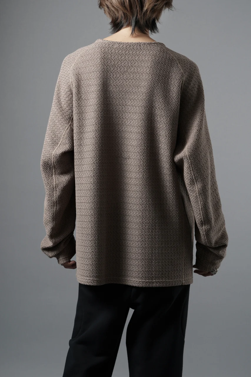 OPPOSE DUALITY ERGONOMIC LS T-SHIRTS / RUSSELL KNIT JERSEY (BEIGE) - Image 15